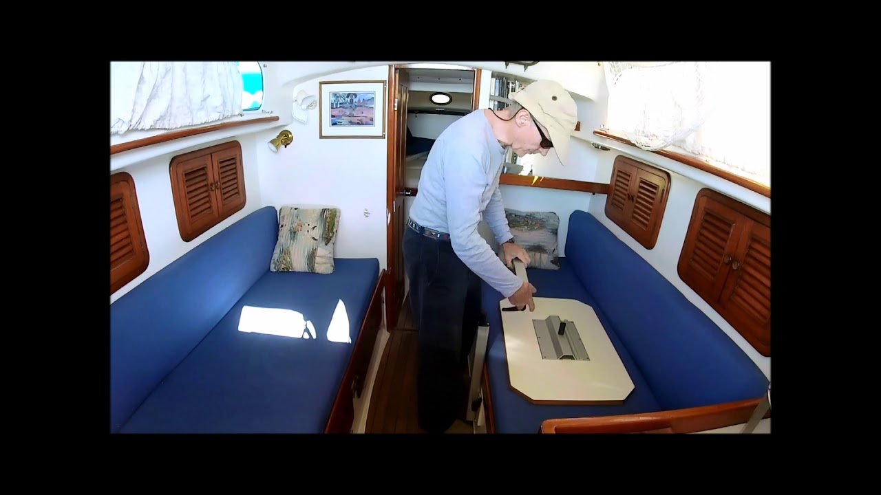 Adjustable Sailboat Cabin Table YouTube