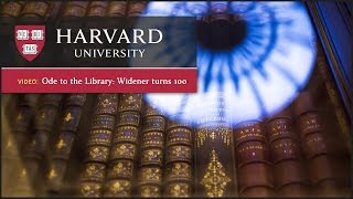 Ode to the Library: Widener Turns 100