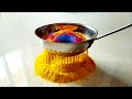 Frying spoon/जारा/झर्रा/झारा से बनाइये सबसे आसान 3 रंगोलीया | rangoli trick | easy rangoli trick