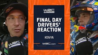 Final Day Drivers' Reaction | WRC Safari Rally Kenya 2023