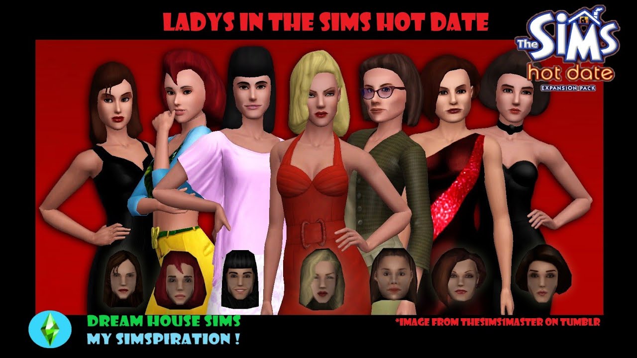 THE SIMS 1 - 💋LADYS IN THE SIMS HOT DATE !💘