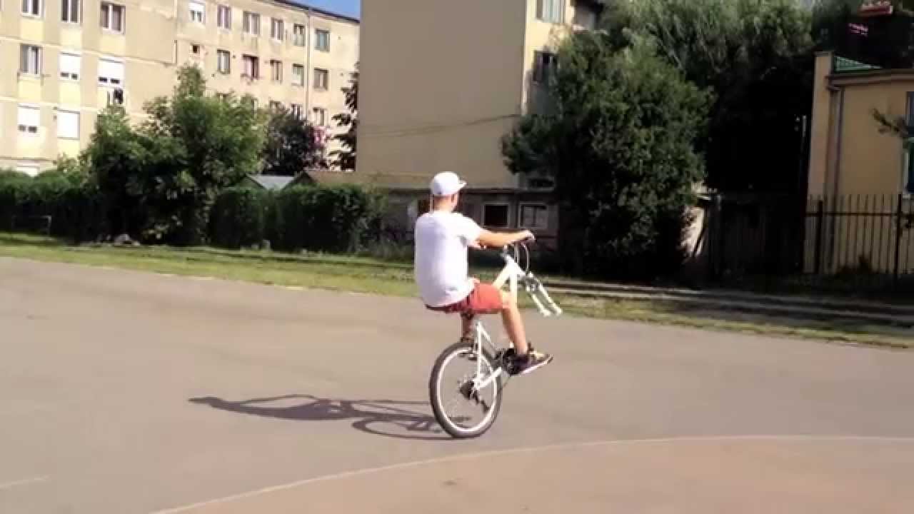 Wheelie without front wheel - Bike Zone Alesd - YouTube