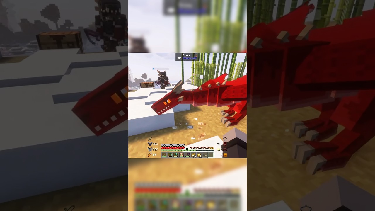 The Dragon Jumpscare #shorts #minecraft #gaming #funny