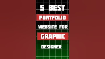 Top 5 Portfolio Website For Graphic Designer #graphicdesigner #portfolio #viral #design #videoeditor
