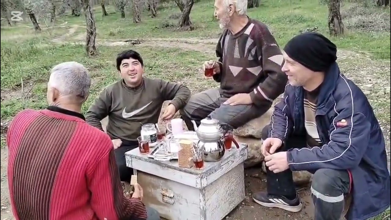 Köy hayatımızda bahçe temizliği 