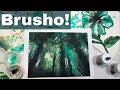 Enchanted Forest Painting & Brusho Experiments // Smart Art June 2018