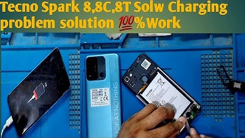 Tecno Spark 8,8C,8T Charging problem solution ! how to 8C Battery store problem solution