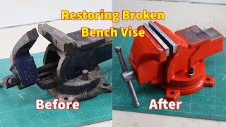 How to Restore a Broken Bench Vise by My Projects Lab 5,485 views 3 years ago 9 minutes, 32 seconds