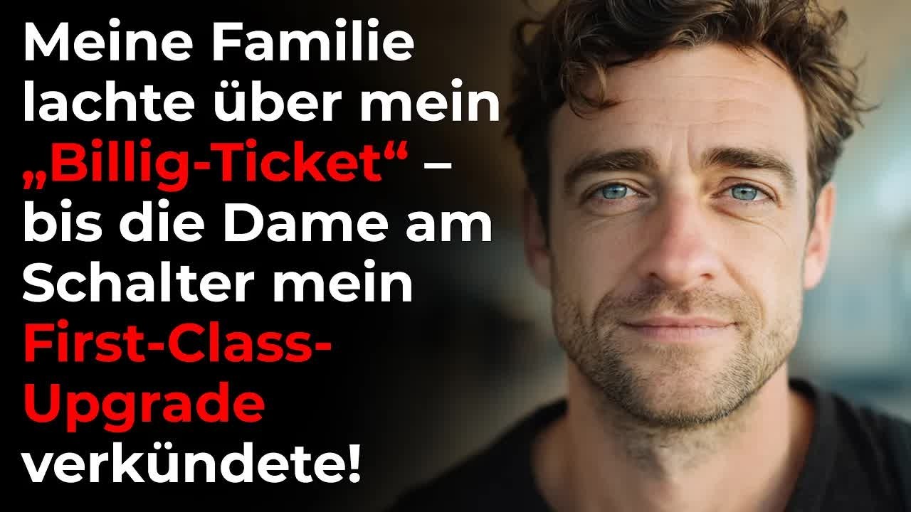 Am Flughafen hielt mich meine Familie für einen Versager – bis sie mein First Class Ticket sahen