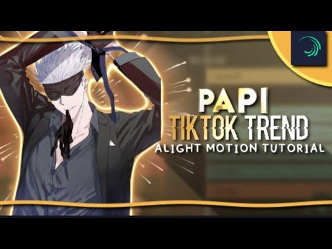PAPI TIKTOK TREND | ALIGHT MOTION TUTORIAL