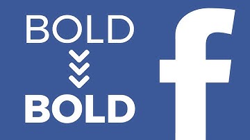How To Type Bold Text On Facebook (NEW)