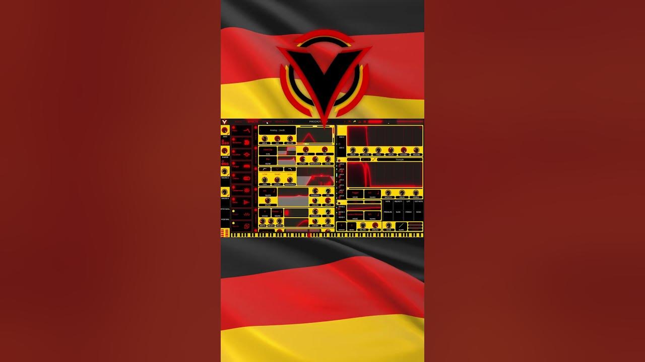 VITAL vst SKIN - German flag theme #howto #vital #skin