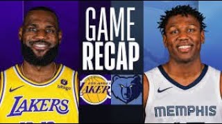 Los Angeles Lakers vs Memphis Grizzlies Full Game Highlights   April 12, 2024 #nba #lakers #mempis