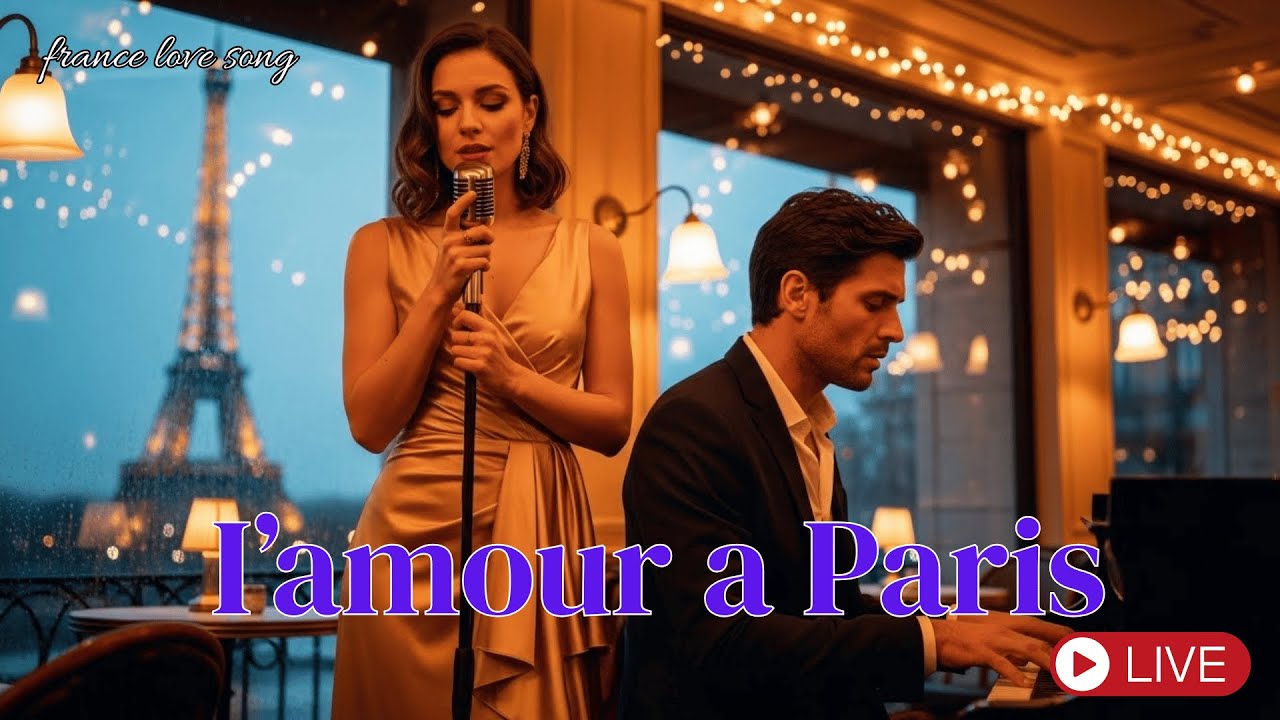 Paris Love Songs at Night 🌙 Best French Love Songs 2026