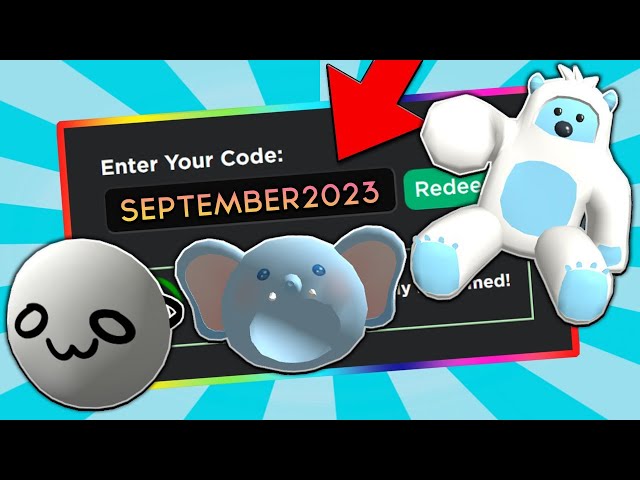 Todos los Promocodes (Codigos) en roblox SEPTIEMBRE 2023😍🥰 