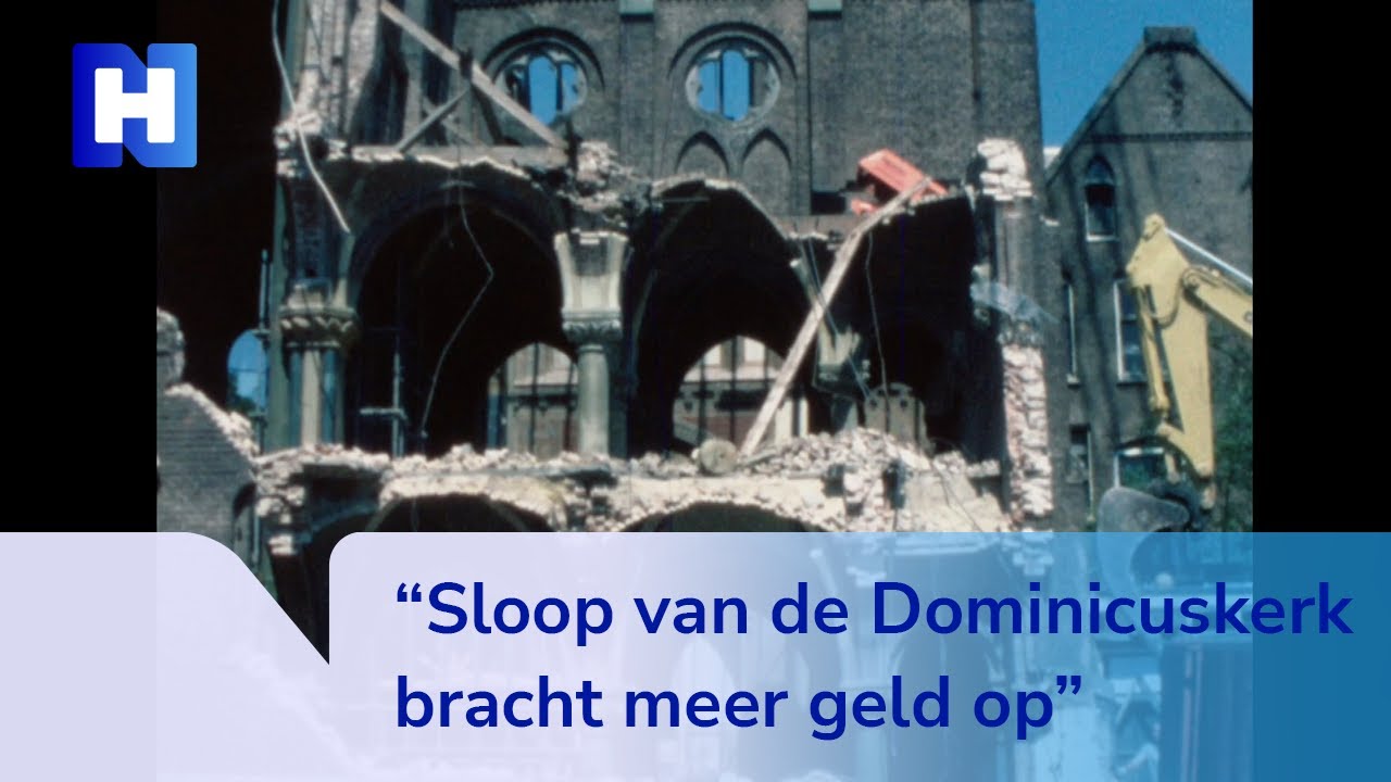 De sloop van de Dominicuskerk zette Alkmaar flink op z'n kop