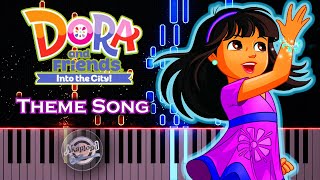 Dora And Friends Theme Song Piano Tutorial and Cover - Dora Theme Song Piano Cover