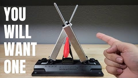 2024 BEST NEW KNIFE SHARPENER WICKED EDGE CARBON WE40 FULL REVIEW