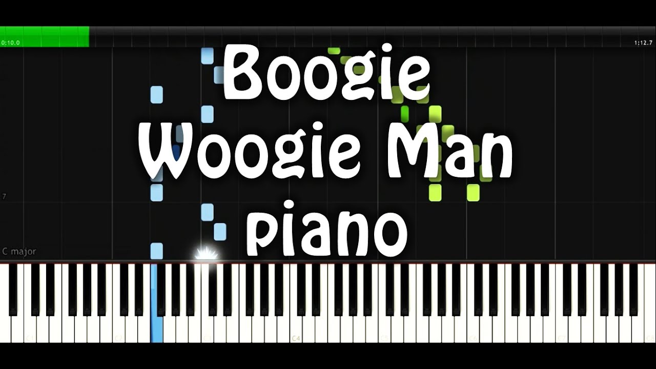 Boogie Woogie Man piano sheet/partitura/midi - YouTube