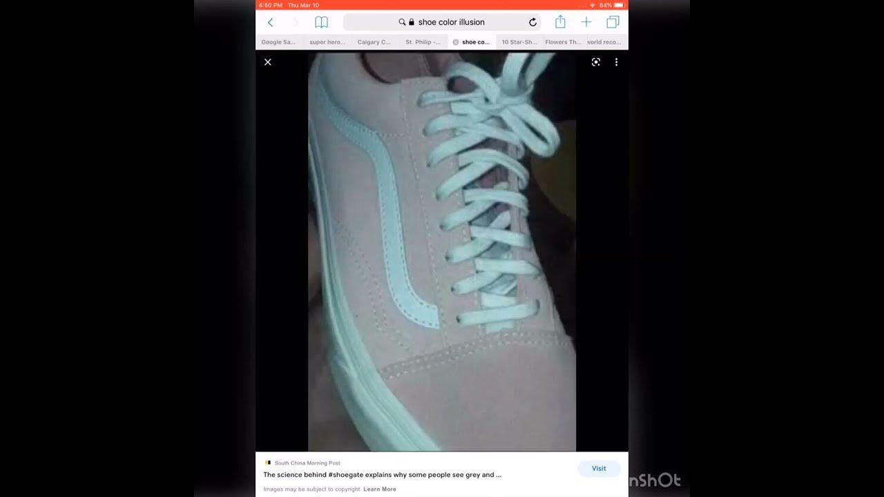 Shoe Colour Illusion YouTube