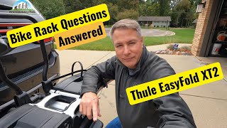 Your Thule EasyFold XT2 Bike Rack questions answered - Specifically for E-Bikes