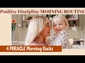 POSITIVE DISCIPLINE MORNING ROUTINE | 4 Miracle Morning Hacks - SJ STRUM