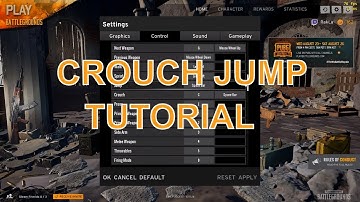 [PUBG] Crouch Jump TUTORIAL - How to jump higher and through windows