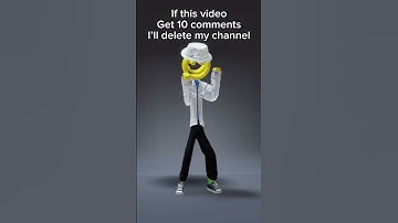 If this video gets 10 comments I’ll delete my channel..😳 #roblox