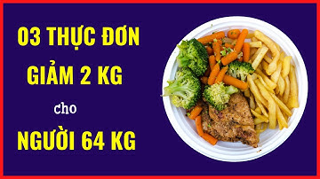 Cách Xây Dựng Thực Đơn Giảm Cân Khoa Học Cho Người 64 Kg | Dược Sĩ Đinh Hương