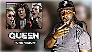 THIS A MASTERPIECE! FIRST TIME HEARING! Queen - One Vision (Extended) 1985 [Official Video] REACTION