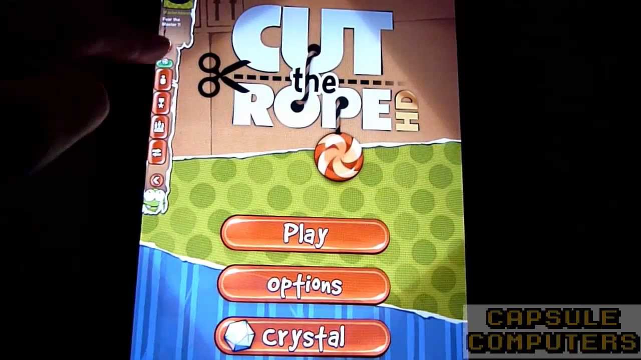 Cut The Rope HD Review iPAD (Video Game Video Review)