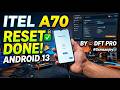 itel a70 Reset Done Android 13 by DFT PRO #Gsmsanjoy