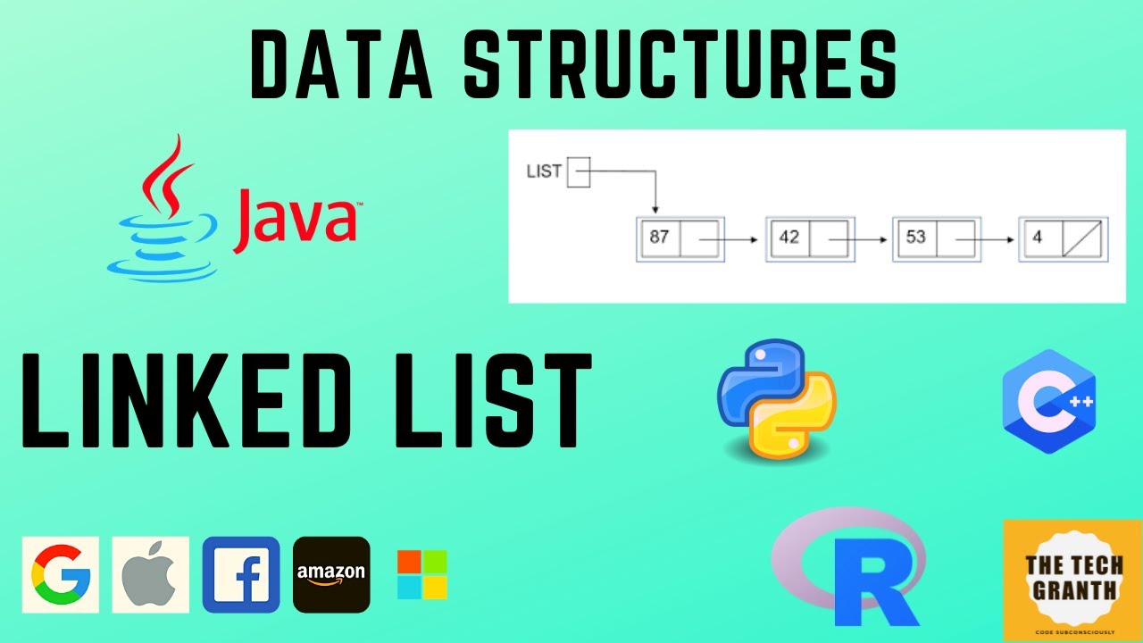 Linked list Data Structures | Data Structures for Beginners - YouTube