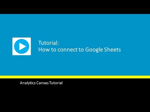 How to connect to Google Sheets