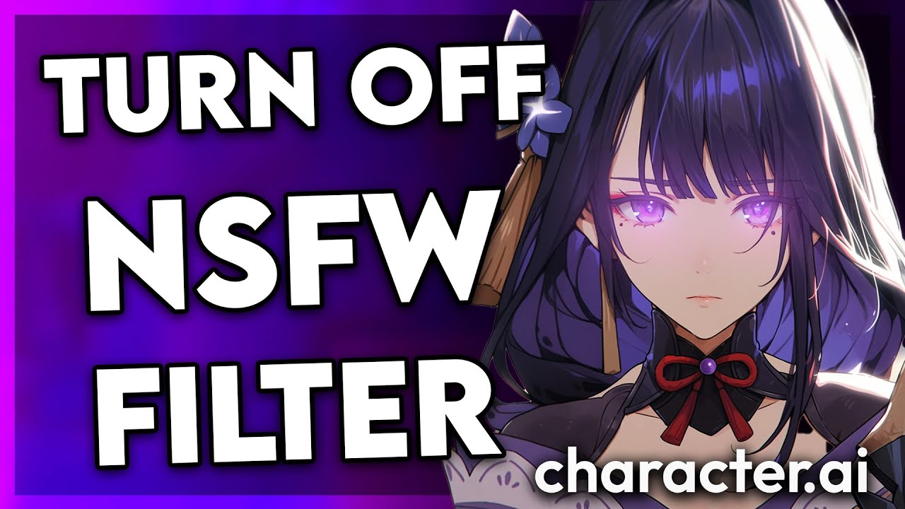 How to disable nsfw filter on character ai