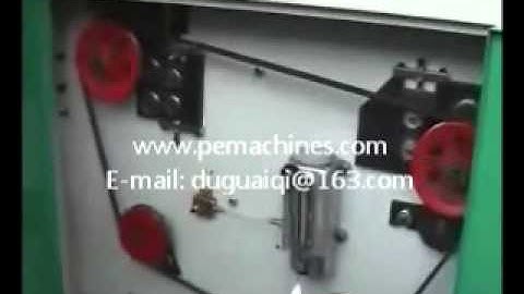 three folds bag making machine
