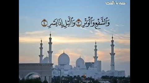 سورة الفجر بصوت القارئ ناصر بن يعقوب الذوادي