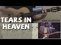 Tears In Heaven / Eric Clapton (Guitar) [Notation + TAB]
