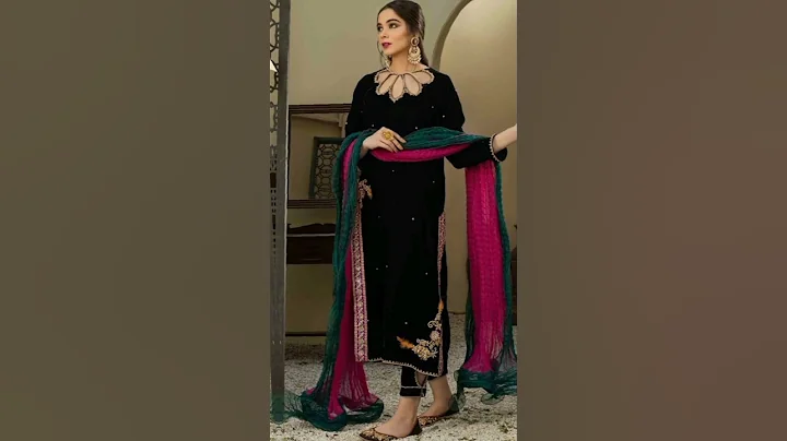 velvet dress designs 2024 new velvet suit ideas#fashion #trend #velvet #new#suit #viralvideo #shorts