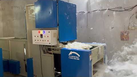 Polyester Fiber Carding Machine With Fiber Feeder Machine