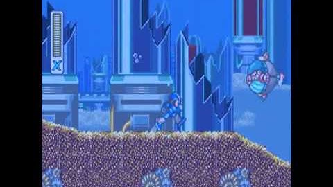 Mega Man X [No Damage Run] - Part 3: Ocean (Subterranean Base)