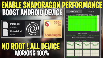 Enable Snapdragon Performance On any Android Device No Root | Max FPS & Fix Lag !