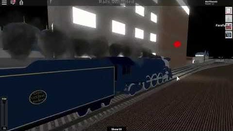 Roblox Rails Unlimited | Full Steam | Locomotive | Pinewood To Khalifa