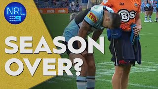 Shaun Johnson reacts to nasty injury: The Final Whistle - Round 19 | NRL on Nine