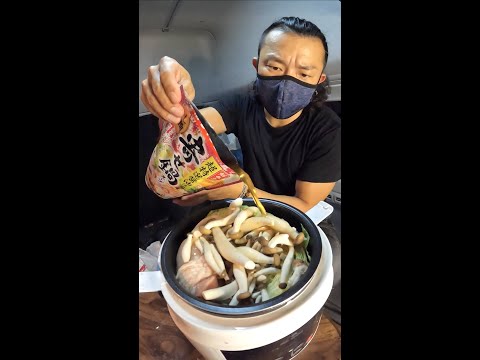 【Truck Cooking】The strongest stewed whole Chinese cabbage!【asmr】#shorts