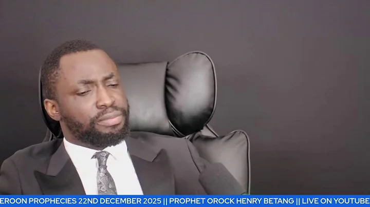 CAMEROON PROPHECIES 22ND DECEMBER 2025 || The future. Take note of dates