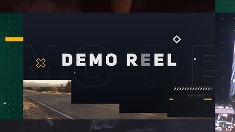 Demo Reel - After Effects Template