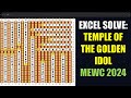 Excel Solve: Temple of the Golden Idol (Microsoft Excel World Championship 2024)