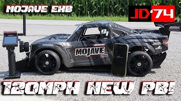 Arrma Mojave EXB Speed Run NEW PB! 120mph