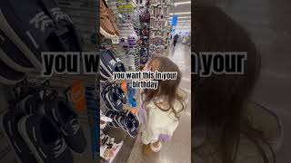 She wants it but no size for now